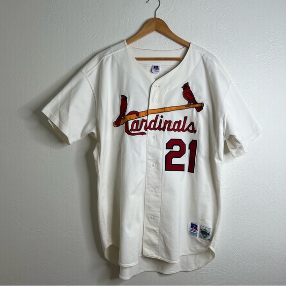 Authentic Vintage St. Louis Cardinals Cipriani 21 Baseball Jersey - Size 48 - Picture 1 of 13